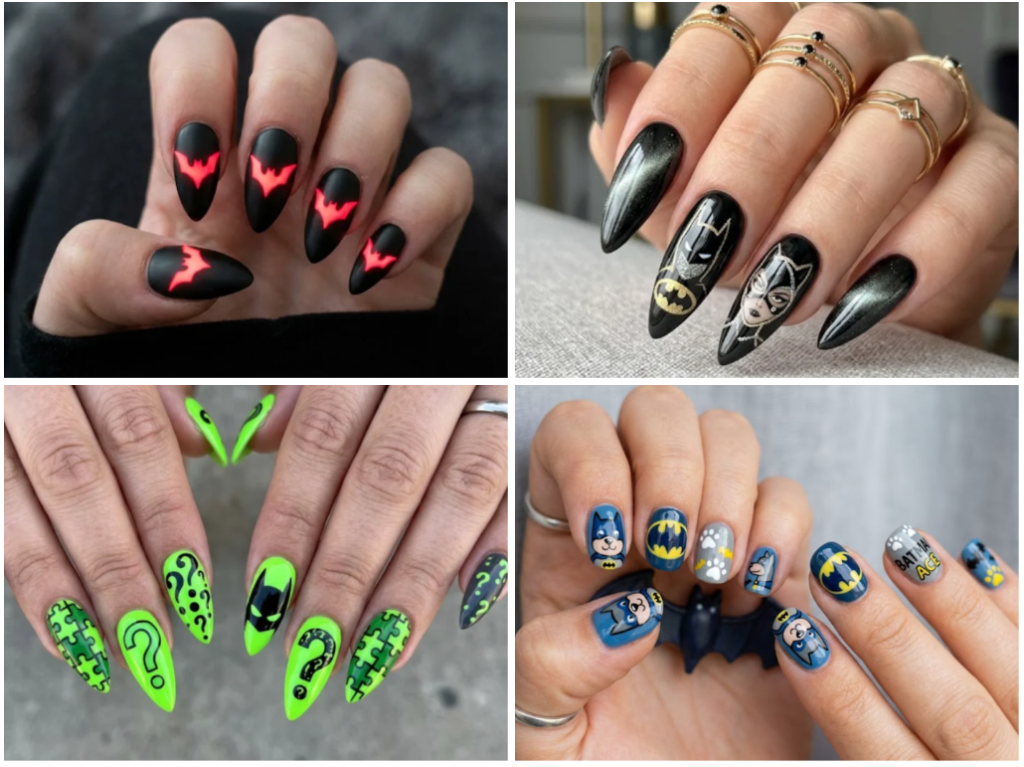 25 Batman Nail Art Ideas That Gotham Lovers Go Crazy Over