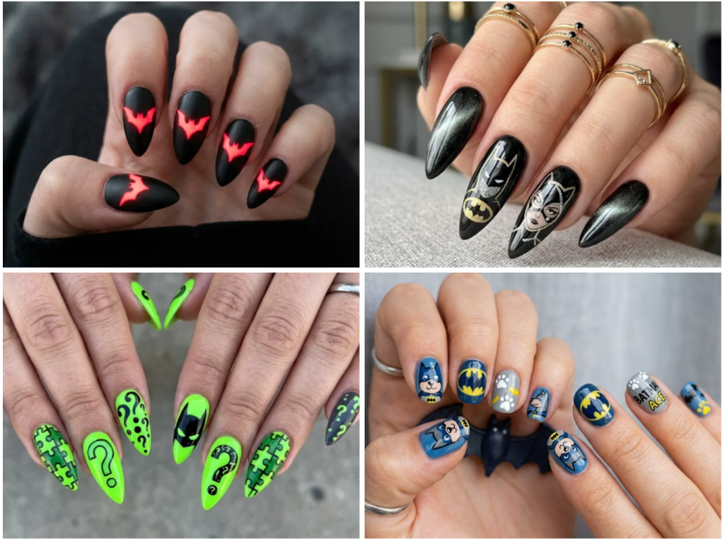 25 Batman Nail Art Ideas That Gotham Lovers Go Crazy Over