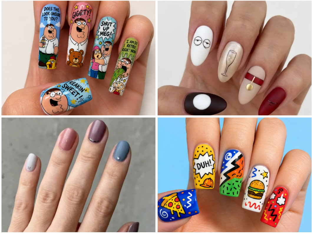16 Family Guy Character Nail Ideas You’ll Instantly Love