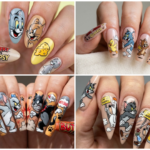 13 Cute Tom and Jerry Cartoon Nails for a Playful Look