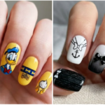 25 Cute Donald Duck and Friends Nail Design Ideas