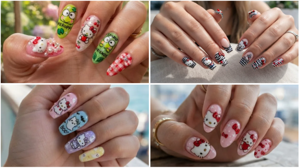 40 cute Hello Kitty Nail Designs: for Every Aesthetic
