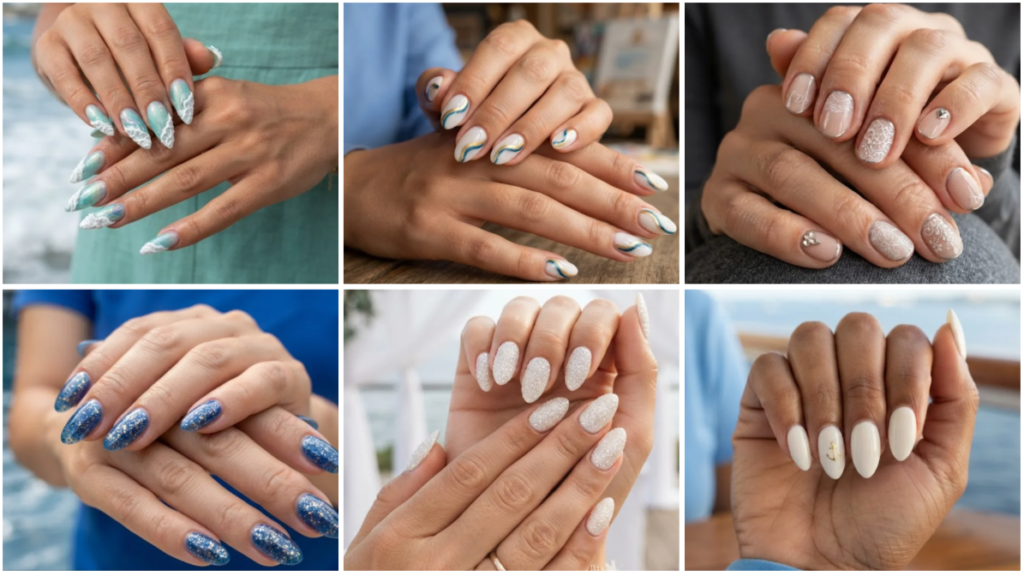 90 Gorgeous Cruise Wedding Nails for Your Special Day