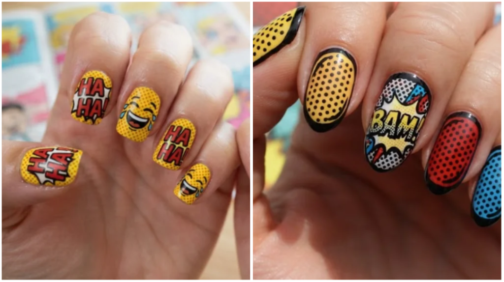 26 Comic Nail Ideas for a Bold and Playful Pop-Art Look