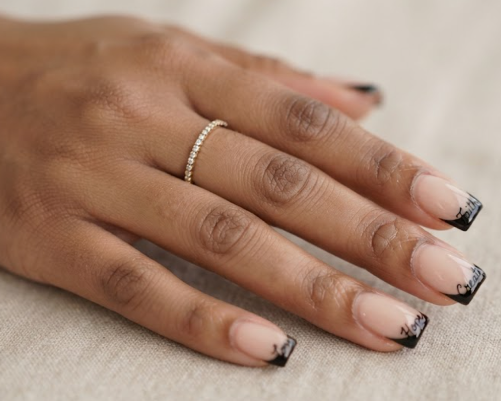 Calligraphy Nails
