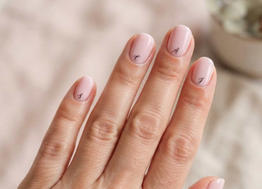 Calligraphy Nails