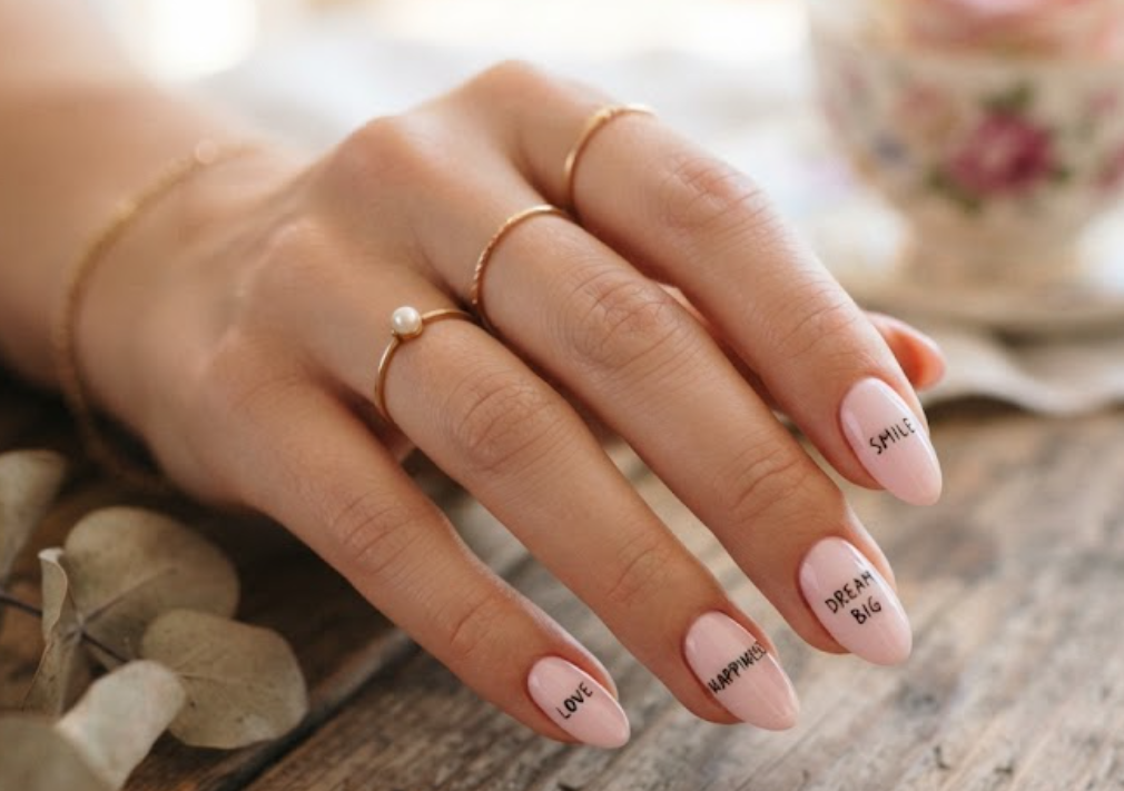 Calligraphy Nails