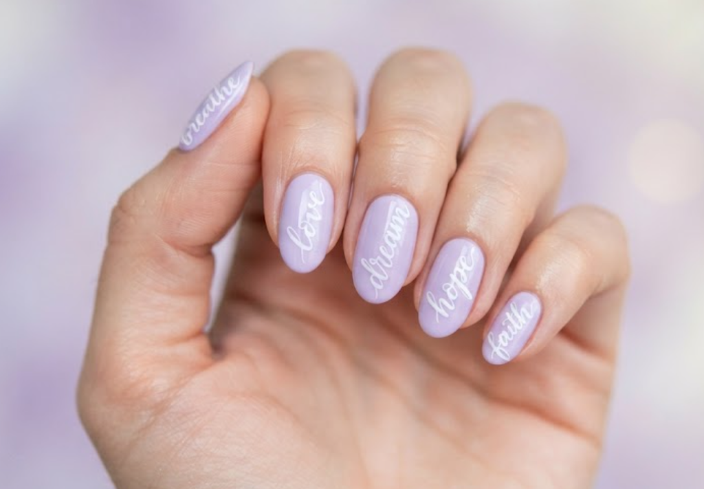 Calligraphy Nails