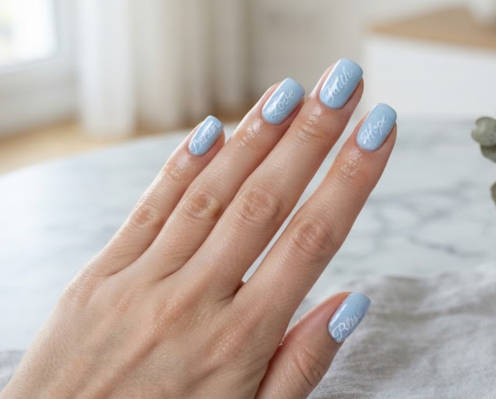 Calligraphy Nails