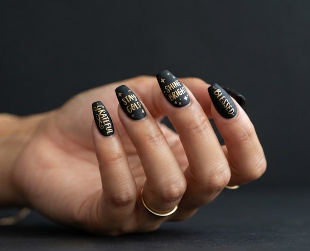Calligraphy Nails