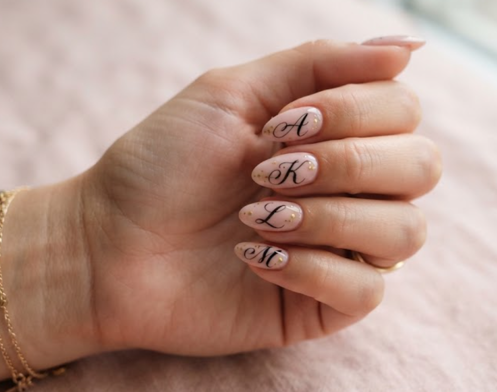 Calligraphy Nails