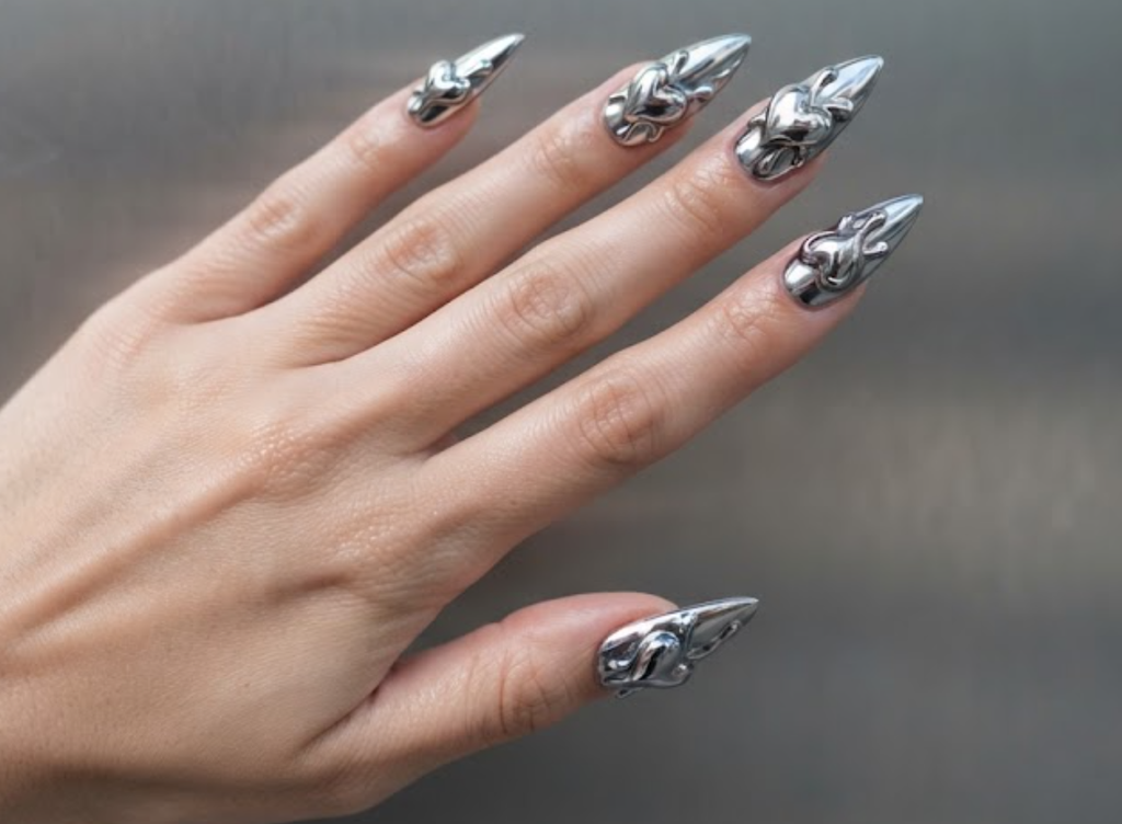Chrome Heart Nails 