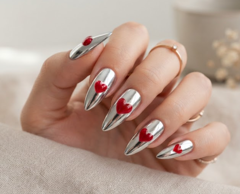 Chrome Heart Nails 