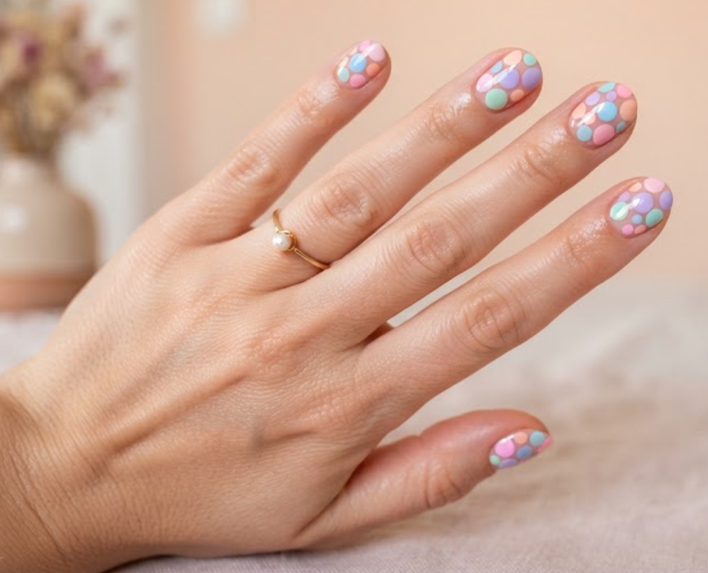Circle Nail Designs