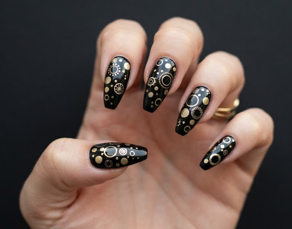 Circle Nail Designs