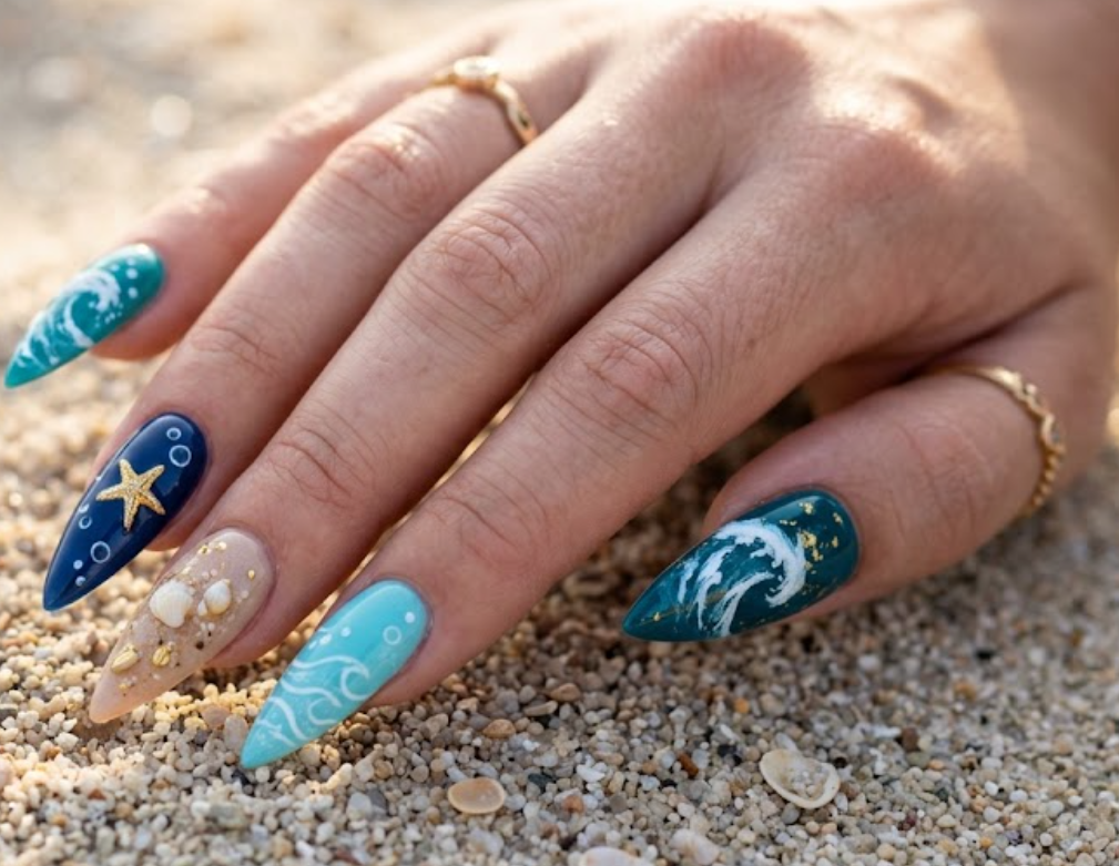 Mismatched Nails