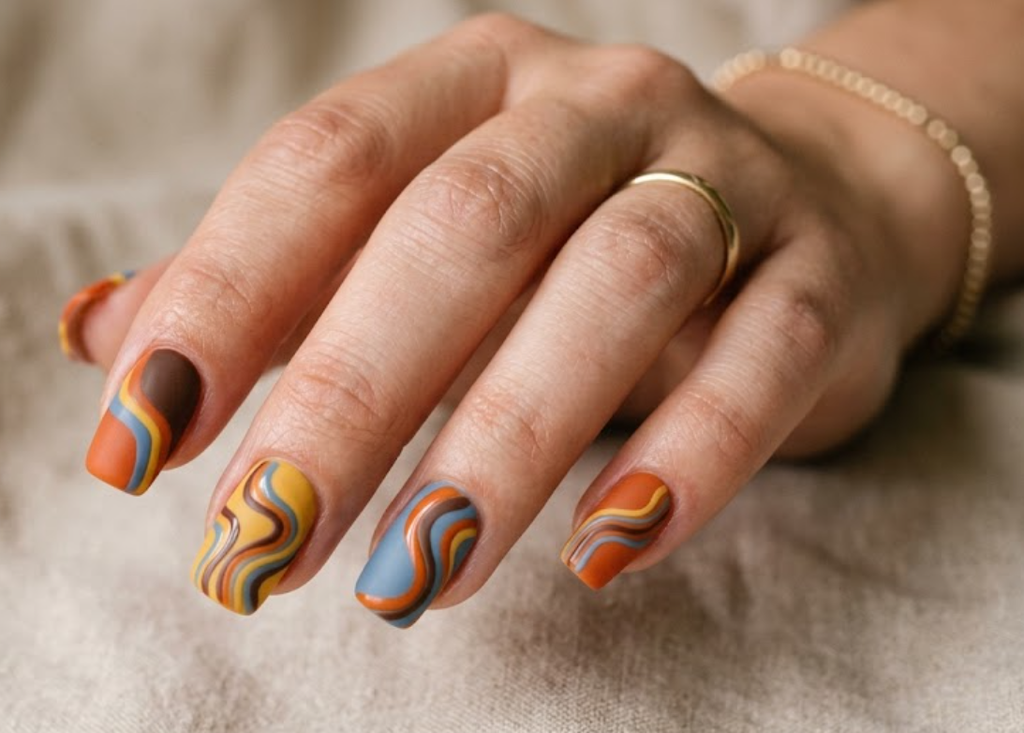 Mismatched Nails
