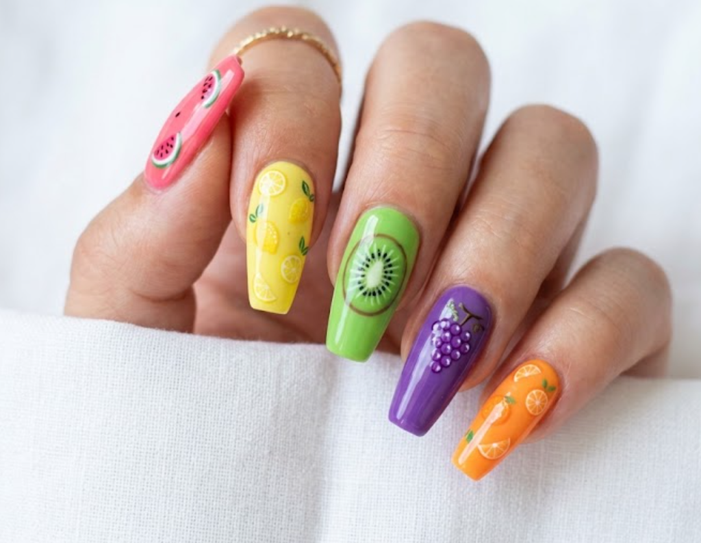 Mismatched Nails