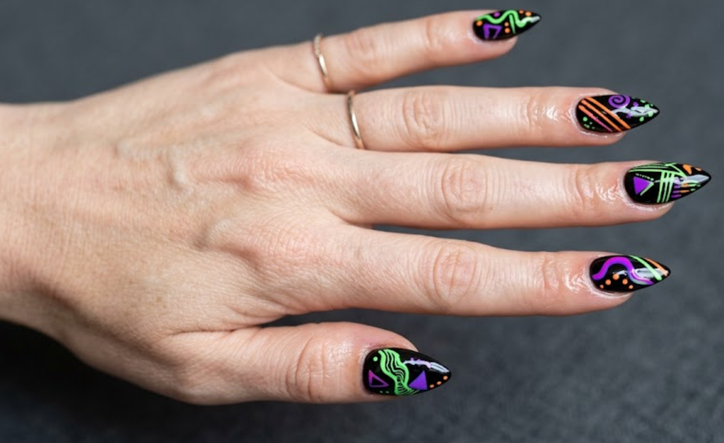 Mismatched Nails