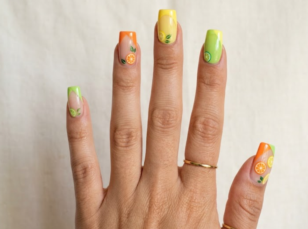 Mismatched Nails