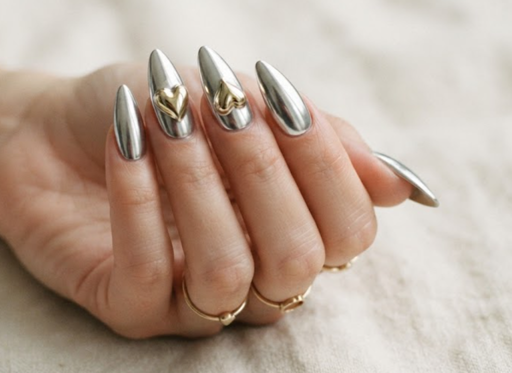 Chrome Heart Nails 