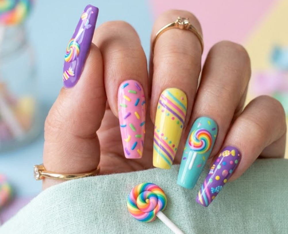 Mismatched Nails