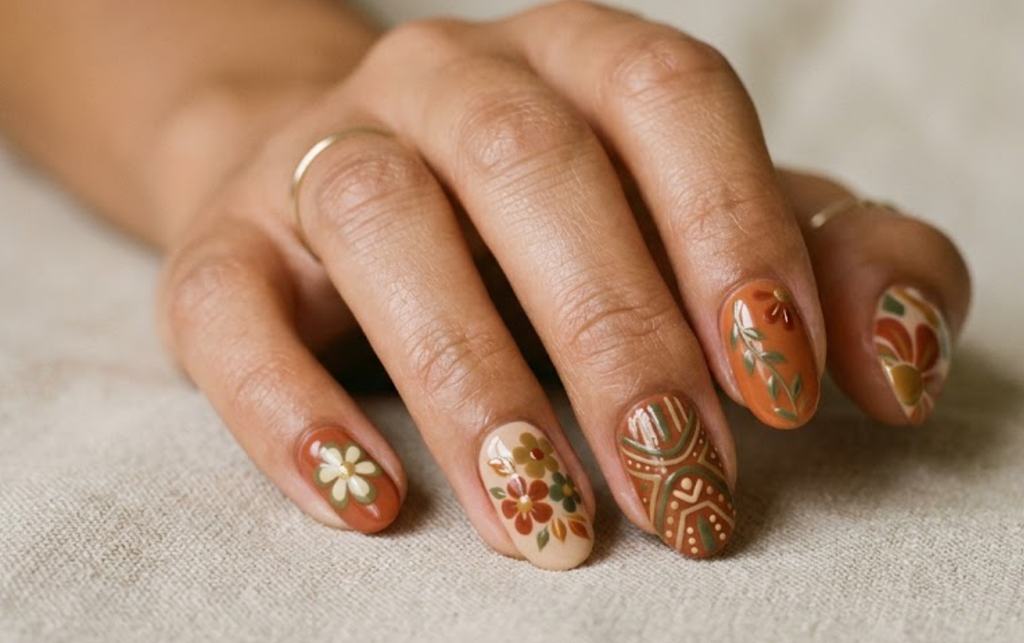Mismatched Nails