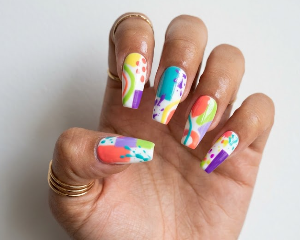 Mismatched Nails